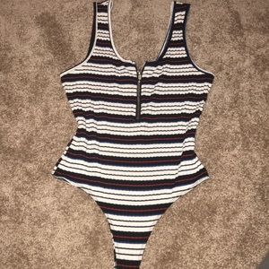 Red White and Blue Body suit